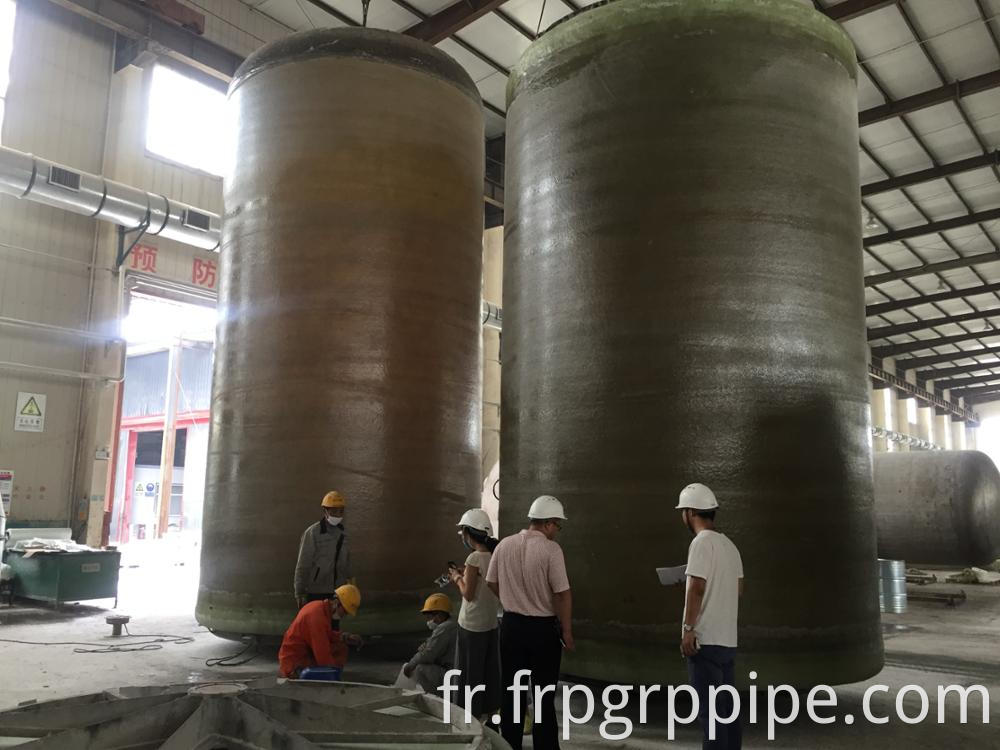 Machine d'enroulement horizontale Ligne de production du réservoir FRP FRP FRP FIBERS GRP FIBER TANK MADINE